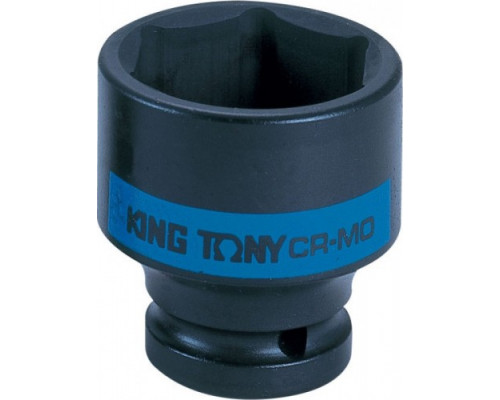 Ударная головка шестигранная с посадкой 1" KING TONY 853568М, 68 мм