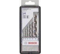 Набор сверл по металлу BOSCH HSS-G 6 шт Robust Line D2-8 2607010529