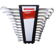 Набор комбинированных ключей REXANT 12-5842 CRV, 12 шт.