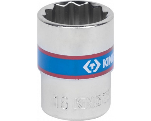 Головка двенадцатигранная 16 мм с посадкой 3/8" KING TONY 333016M