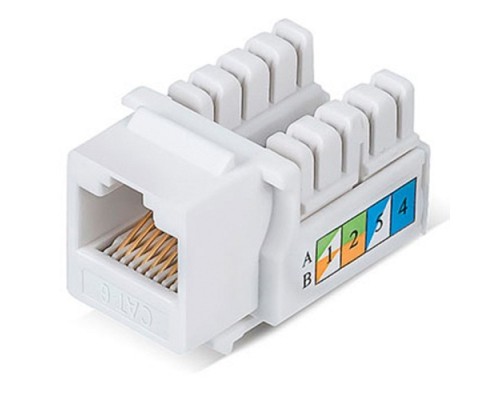 Модуль REXANT 02-0254 Keystone Jack RJ-45(8P8C), UTP неэкраниров. CAT 6 Модуль REXANT 02-0254 Keystone Jack RJ-45(8P8C), UTP неэкраниров. CAT 6