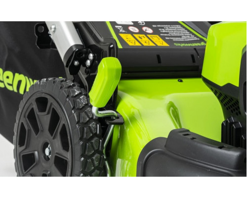 Газонокосилка аккумуляторная GREENWORKS GD40LM48SP 40V, самоходная, б/щ, АКБ 8Ач и ЗУ 2517407UH купить с доставкой и официальной гарантией