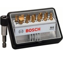 Набор насадок и бит BOSCH Robust Line из 12+1 насадок-бит M Max Grip PH/PZ/T/S 25мм [2607002580]