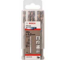Сверло по металлу BOSCH кобальтовое   5.5 мм (уп10шт) 2608585888