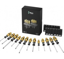 Набор отверток WERA 05133285001 big pack 900 силовых с двумя подставками, 13 пр. WE-133285