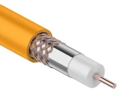 Кабель REXANT RG-6U нг(A)-HF, (75 Oм) Cu/Al/Cu (1,0/Al/48х0,12мм) 64%, [01-2654]