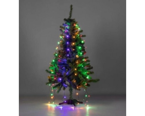 Гирлянда NEON-NIGHT Елочная с кольцом 7 нитей по 1,5 м 105 LED мультиколор [235-079]