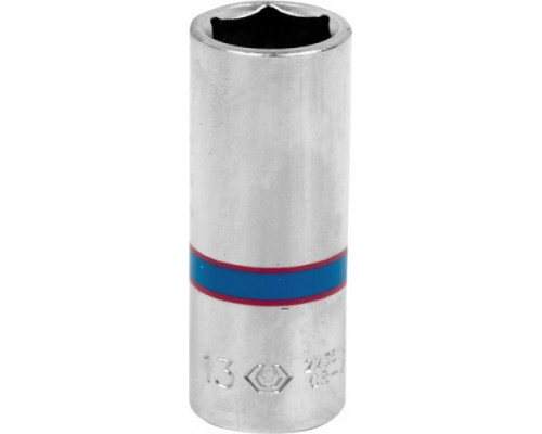 Головка шестигранная глубокая 1/4" KING TONY 223513M 13 мм