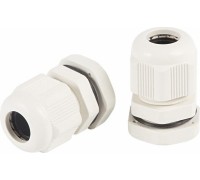 Кабельный ввод REXANT PG-13,5 07-8013 ( уп 100 шт ) 6-12 мм серый 07-8013