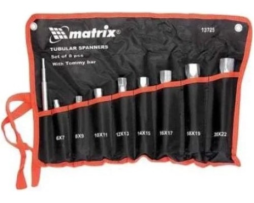 Набор ключей трубчатых торцевых MATRIX 13725 9 предметов Набор ключей трубчатых торцевых MATRIX 13725 9 предметов