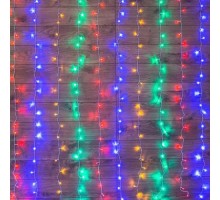 Гирлянда Neon-Night ДОЖДЬ (занавес) 1,5х1,5 м 144 LED мультиколор 235-019