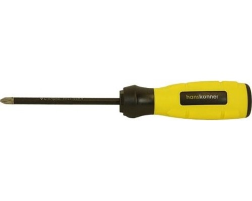 Отвертка крестовая HANSKONNER HK1040-16-PH2-100 алмазн. наконечник Отвертка крестовая HANSKONNER HK1040-16-PH2-100 алмазн. наконечник