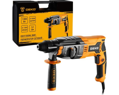 Перфоратор DEKO DKH1300W в кейсе 083-1062 купить с доставкой и официальной гарантией