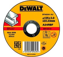 Отрезной круг по металлу DeWALT 125х3.0x22.2 мм DT42301-XJ