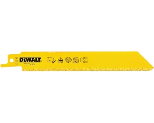 Полотно для сабельных пил DeWALT TCT 152 мм DT2332-QZ Recip CARBIDE GRIT (2шт) [DT2332-QZ]