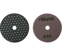 Шлифовальный круг по камню Sturm 9012-D100-50 алмазный гибкий, 100 мм, p50, сухое шлиф.