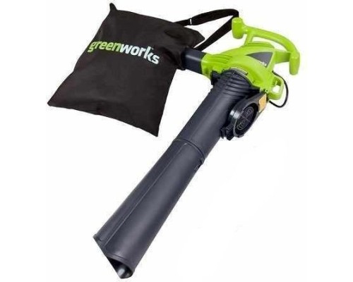 Воздуходувка-пылесос электрическая GREENWORKS GBV 2800 (2402707) [2402707]