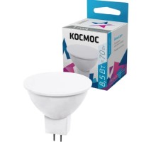 Лампа светодиодная КОСМОС JCDR 8.5W 220V GU5.3 4500K LkecLED8.5wJCDRC45