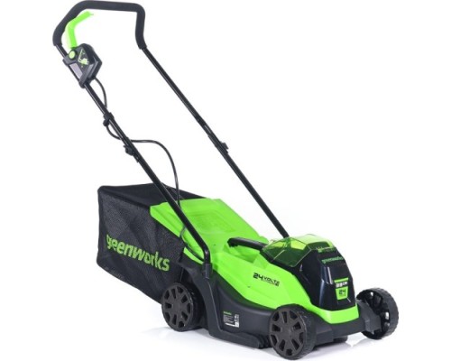 Газонокосилка аккумуляторная GREENWORKS GD24LM33, 24V 33 см, бесщеточная, без АКБ и ЗУ [2516107]