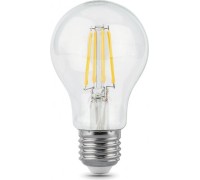 Лампа светодиодная филаментная GAUSS A60 filament а60 10w 970lm 4100к е27 led 102802210
