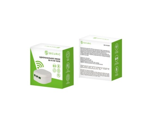 Умное реле SECURIC SEC-HV-202W Wi-Fi+RF одноканальное