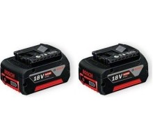 Набор аккумуляторов BOSCH GBA 18,0V 4,0 Ah Li-Ion (2шт) 1600Z00042