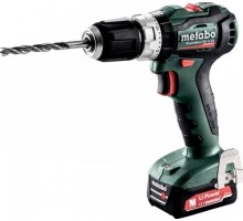 Дрель-шуруповерт аккумуляторная METABO PowerMaxx SB 12 BL 2x2.0 Ач, ударная, бесщеточная [601077500]