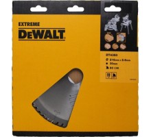 Пильный диск по дереву DeWALT 216х60тх30 мм EXTREME DT4350-QZ [DT4350-QZ]