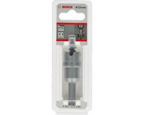 Коронка биметаллическая BOSCH Precision for Sheet Metal твердосплав 22 мм с напайками [2608594133]
