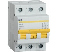 Выключатель нагрузки IEK ВН-32 (мини-рубильник) 3р 125а MNV10-3-125