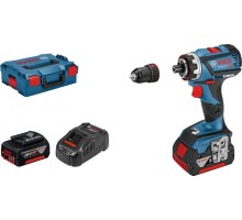 Аккумуляторная дрель-шуруповерт BOSCH GSR 18 V-60 FC GFA 18-M 06019G7100 2х5,0 Ач, набор насадок