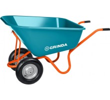 Тачка садовая GRINDA GP-1 ударопрочный пластиковый кузов 260л г/п 120кг [422401]