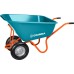 Тачка садовая GRINDA GP-1 ударопрочный пластиковый кузов 260л г/п 120кг [422401]