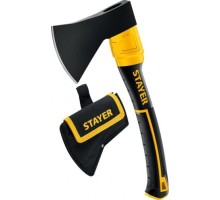 Топор STAYER FIBERGLASS кованый с чехлом, 600 г, 350 мм 2062-06P_z02