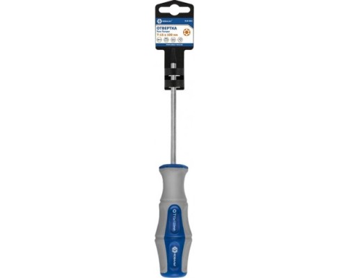 Отвертка TX КОБАЛЬТ 910-041 ultra grip tamper-15х100 мм cr-v, двухкомпонентная