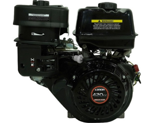 Бензиновый двигатель Loncin G420FA 15 л.с. с валом 25 мм