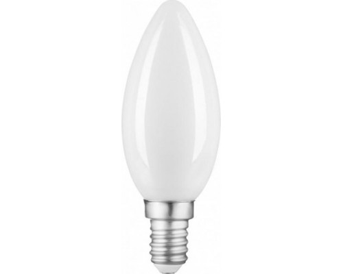 Лампа светодиодная GAUSS Свеча filament 9w 610lm 4100к е14 milky диммируемая led [103201209-D]