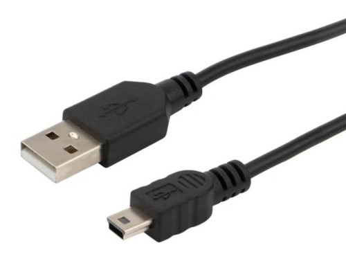 Кабель REXANT 18-4402 USB-A – mini USB, 1A, 1м, ПВХ, черный Кабель REXANT 18-4402 USB-A – mini USB, 1A, 1м, ПВХ, черный