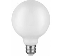 Лампа светодиодная филаментная GAUSS G125 filament 10w 1100lm 4100к е27 milky диммируемая le 187202210-D