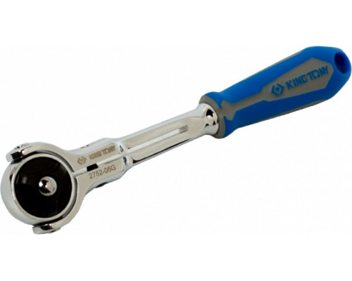 Трещотка KING TONY 2752-06G 1/4", 150 мм, 72 зуба