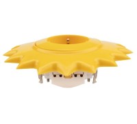 Розетка Kranz KR-78-0813 одноместная HAPPY с/у, с зазем. и защитными шторка