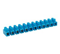Клеммная колодка REXANT 07-5010-4 винтовая КВ-10 4-10, ток 10А, синяя, 10шт/уп
