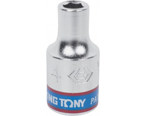 Головка шестигранная 4 мм с посадкой 1/4" KING TONY 233504M