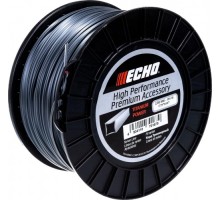 Леска триммерная ECHO C2070167 titanium power line 2,5мм*191м (квадрат)