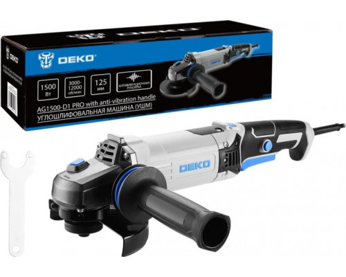Угловая шлифмашина сетевая DEKO AG1500-D1 PRO 083-1028 купить с доставкой и официальной гарантией