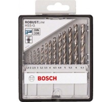 Набор сверл по металлу BOSCH HSS-G 13 шт Robust Line D1.5-6.5 [2607010538]