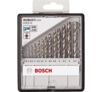 Набор сверл по металлу BOSCH HSS-G 13 шт Robust Line D1.5-6.5 2607010538