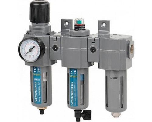 Фильтр воздушный NORDBERG NP8235 с редуктором, 5 мкм + фильтр + осушитель ½