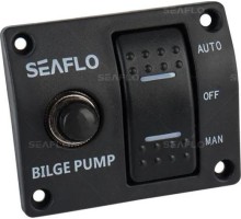 Панель бортового питания SEAFLO SFSP-015-02 с трехпозиционным переключателем, 12V/24V SFSP-015-02