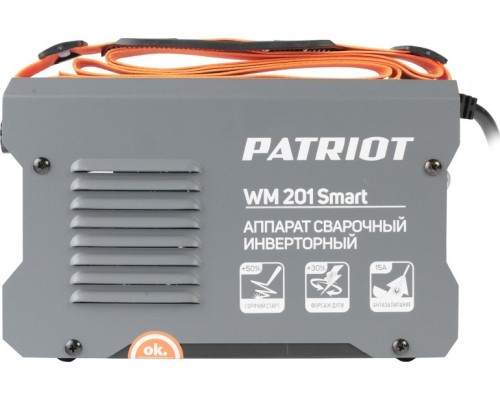 Сварочный инвертор PATRIOT WM 201 Smart [605302137]